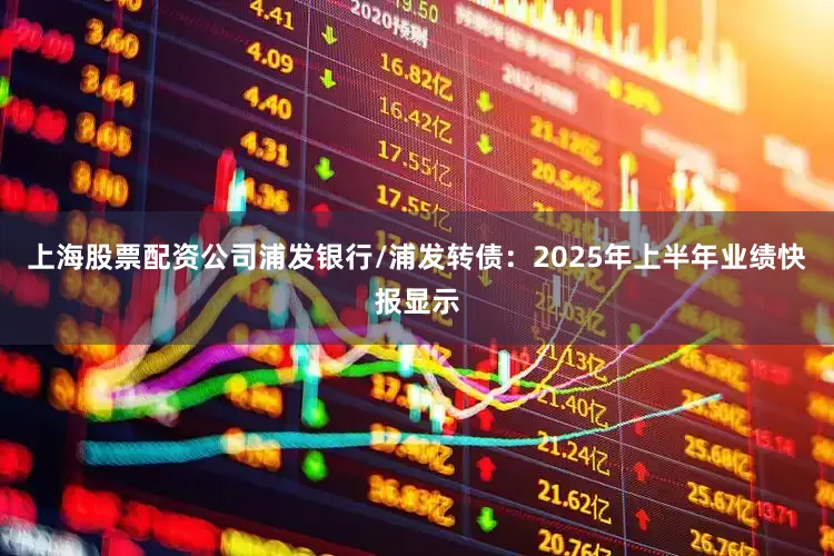 上海股票配资公司浦发银行/浦发转债：2025年上半年业绩快报显示